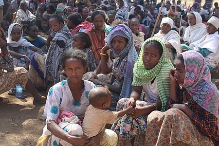 டிக்ரே உள்நாட்டு அகதிகள் முகாம் (கோப்புப் படம்).