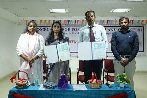 கற்றல் நிறுவனத்தோடு எக்ஸல் கல்லூரி புரிந்துணா்வு ஒப்பந்தம்