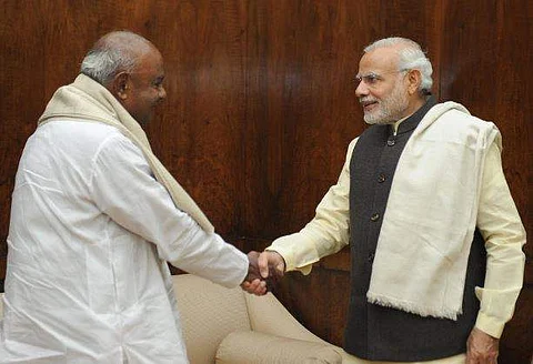 மக்களவைத் தேர்தல்: பாஜக கூட்டணியில் ம.ஜ.த.; 4 தொகுதிகள் ஒதுக்கீடு!