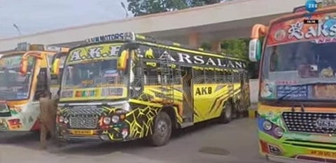 சந்திரபாபுநாயுடு கைது: ஆந்திரம் செல்லும் பேருந்துகள் வேலூரில் நிறுத்தம்