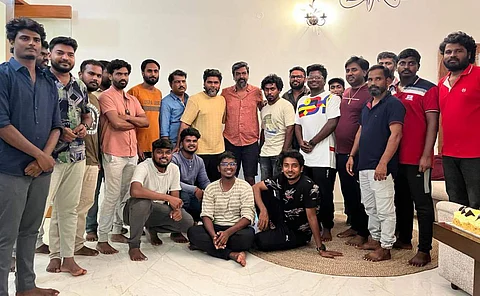 ப்ளூ ஸ்டார் வெற்றியைக் கொண்டாடிய படக்குழு!