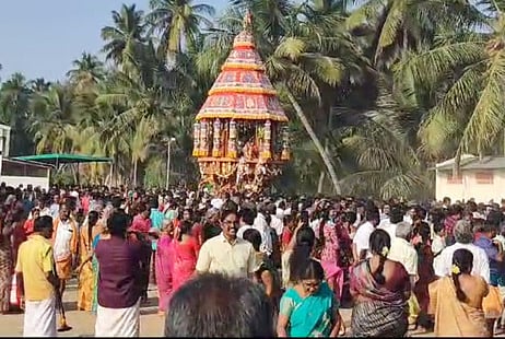 வள்ளியிரச்சல் பொன் அழகு நாச்சியம்மன் கோயில் தோ்த் திருவிழா