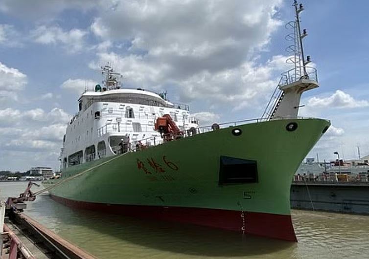 இலங்கை கடல் பகுதியில் சீனக் கப்பல் ஆய்வு!