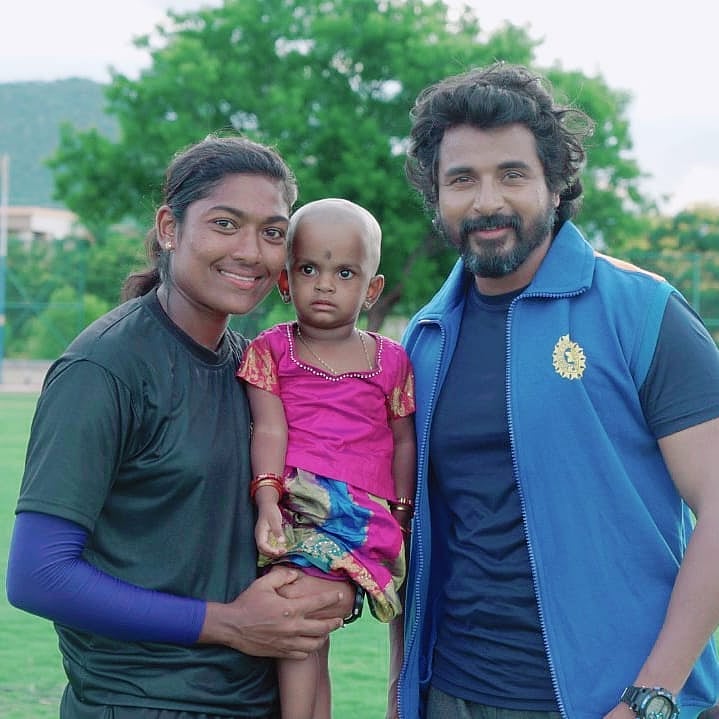 சிவகார்த்திகேயனுடன் சஜனா சஜீவன்.