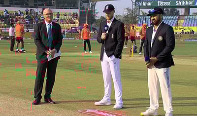 3-வது டெஸ்ட்: இந்தியா பேட்டிங்; சா்ஃப்ராஸ், துருவ் அறிமுகம்!