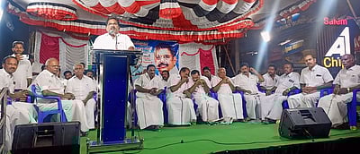 மகுடஞ்சாவடியில் ஜெயலலிதா பிறந்தநாள் விழா பொதுக்கூட்டம்