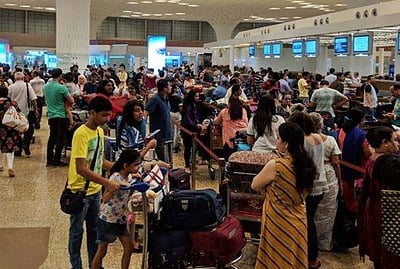 மும்பை விமான நிலையத்திற்கு வெடிகுண்டு மிரட்டல்!