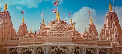 அபுதாபி ஹிந்து கோயில் எப்படி இருக்கும்? - புகைப்படங்கள்