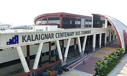 கிளாம்பாக்கம் பேருந்து நிலையத்தில் போக்குவரத்து துறை செயலா் ஆய்வு