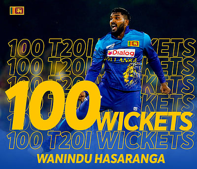 டி20 போட்டிகளில் அதிவேகமாக 100 விக்கெட்டுகள் வீழ்த்திய இலங்கை வீரர்!