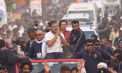 அமேதியில் ராகுல் காந்தி நடைப்பயணம்!