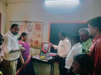 கந்தா்வகோட்டை  பள்ளியில்
அறிவியல் மன்றம் தொடக்கம்