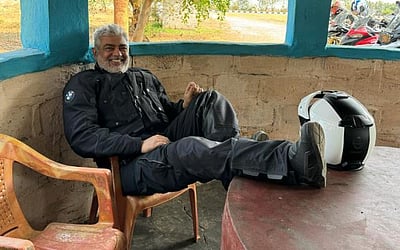 மீண்டும் பயணத்தைத் துவங்கிய அஜித்!