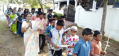 நெல்லையில் குருத்தோலை ஞாயிறு கடைப்பிடிப்பு