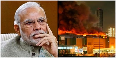 மாஸ்கோ தீவிரவாத தாக்குதலுக்கு பிரதமர் மோடி கண்டனம்