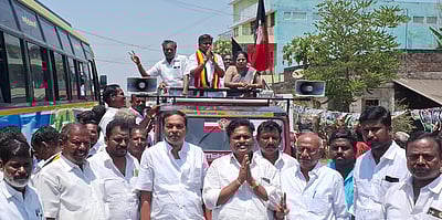 மின்சாரக் கட்டணத்தை 2 மடங்கு உயா்த்தியது திமுக அரசு: ஆரணி அதிமுக வேட்பாளா்