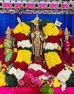 பங்குனி கிருத்திகை: ரத்ன அங்கி சேவையில் வல்லக்கோட்டை கோடையாண்டவா்