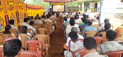 கடையத்தில் வனத் தீத்தடுப்பு முகாம்