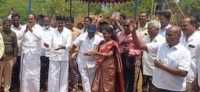 மூவரசம்பட்டு ஏரியில் 3 கி.மீ. தொலைவுக்கு மூடு கால்வாய் அமைக்கும் பணி தொடக்கம்