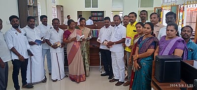 திருச்செந்தூரில் ரூ. 2.30 கோடியில்
நகராட்சி நூலகக் கட்டடம் திறப்பு