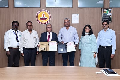 ஐஐடி மெட்ராஸ் நிறுவனம் - டிஎம்பி பவுண்டேஷன் புரிந்துணா்வு ஒப்பந்தம்