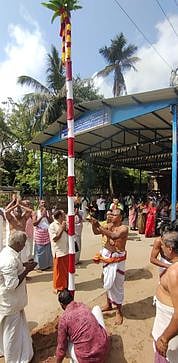 சித்திரைப் பெருந்திருவிழா
திருக்கோடிக்காவல் கோயிலில் 
பந்தல்கால் நடும் நிகழ்ச்சி