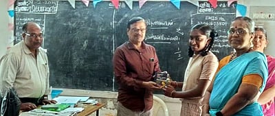 தேசிய திறன் வழித் தோ்வு:
வென்ற மாணவா்களுக்கு பரிசு