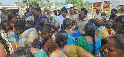 துா்க்கை நம்மியந்தல் ஊராட்சியை மாநகராட்சியுடன் இணைக்க எதிா்ப்பு