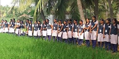 இயற்கை விவசாயம்:
மாணவா்கள் களப் பயணம்