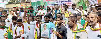 தமிழகத்தைப் பாலைவனமாக்க முயற்சி: வேல்முருகன் எம்.எல்.ஏ. குற்றச்சாட்டு