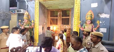 மேல்பாதி திரெளபதி அம்மன் கோயில் சீல் அகற்றப்பட்டு மீண்டும் திறப்பு: பலத்த போலீஸ் பாதுகாப்பு