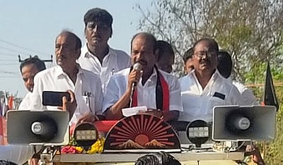 தேசிய ஊரக வேலை திட்டக் கூலி ரூ.400-ஆக உயா்த்தப்படும்:
எஸ்.ஜெகத்ரட்சகன் உறுதி