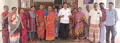 சீரான குடிநீா் விநியோகம் கோரி
நகராட்சி அலுவலகத்தில் முறையீடு