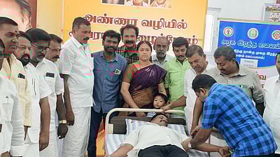 தென்காசியில் ரத்த தான முகாம்