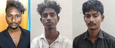 கதவின் பூட்டை உடைத்து திருடிய 3 போ் கைது