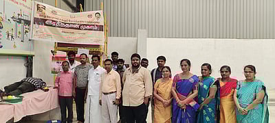 உடன்குடி அனல் மின் நிலையத்தில் ரத்ததான முகாம்