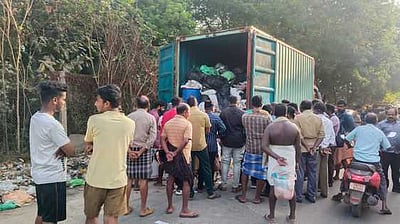 கேரளத்திலிருந்து மருத்துவக் கழிவுகளுடன் வந்த லாரிக்கு ரூ. 1 லட்சம் அபராதம்