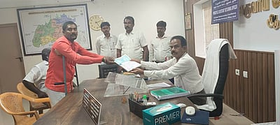 ஆரணி: 2 போ் வேட்புமனு தாக்கல்