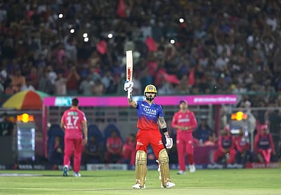 சதம் விளாசிய விராட் கோலி; ராஜஸ்தானுக்கு 184 ரன்கள் இலக்கு!