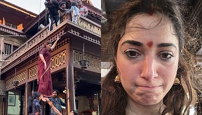 சவாலாக இருந்தாலும் மகிழ்ச்சியாக இருந்தது: தமன்னா பகிர்ந்த படப்பிடிப்பு புகைப்படங்கள்!