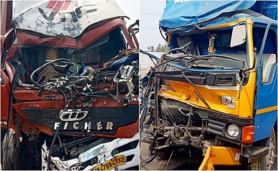 காங்கயம்: சரக்கு வேன்கள் நேருக்குநேர் மோதியதில் ஒருவர் பலி