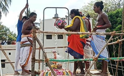 மாப்படுகையில் ஒரேநாளில் 5 கோயில் கும்பாபிஷேகம்