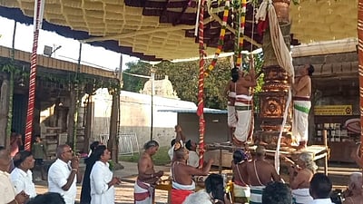 திருவிடந்தை நித்ய கல்யாண பெருமாள் கோயிலில் கொடியேற்றம்!