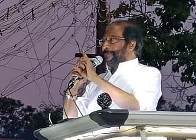 போடியில் திருச்சி சிவா பிரசாரம்