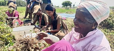 வேளாண்மைக் கல்லூரி 
மாணவிகளுக்கு களப் பயிற்சி