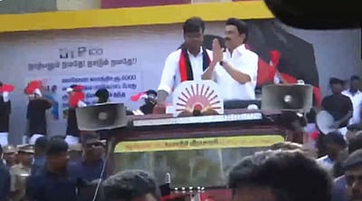 திறந்த வாகனத்தில் முதல்வர் ஸ்டாலின் பிரசாரம்!