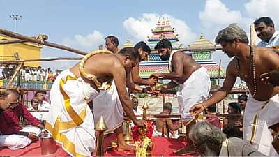 செங்கல்பட்டு ஐயப்பன் கோயில் அஷ்டபந்தன மகா கும்பாபிஷேகம்!