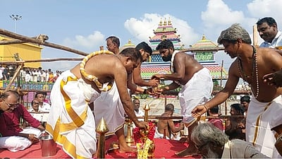 செங்கல்பட்டு ஐயப்பன் கோயில் அஷ்டபந்தன மகா கும்பாபிஷேகம்!