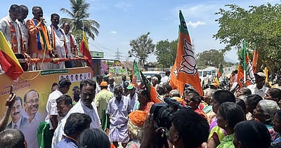 இலவச ராணுவ பயிற்சி மையம் அமைக்கப்படும்:திருவண்ணாமலை பாஜக வேட்பாளா்