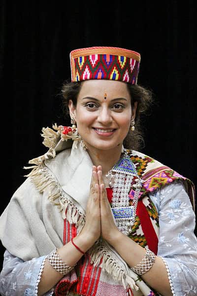 தேர்தல் பிரசாரத்தில் கங்கனா ரணாவத் - புகைப்படங்கள்